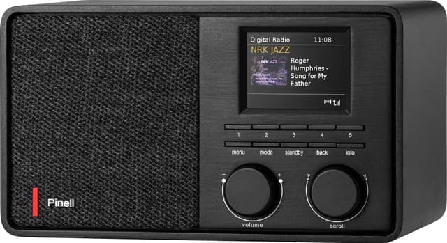 Pinell Supersound 201 DAB+/FM-radio (svart) - Nyskick - originalförpackning saknas