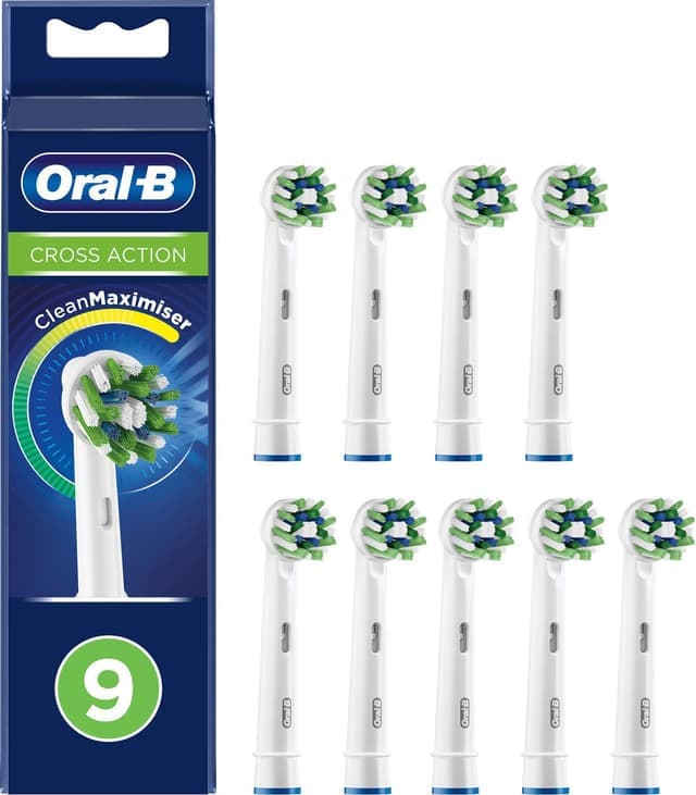 Oral-B Cross Action tandborsthuvud 325345 - Nyskick - i originalförpackning