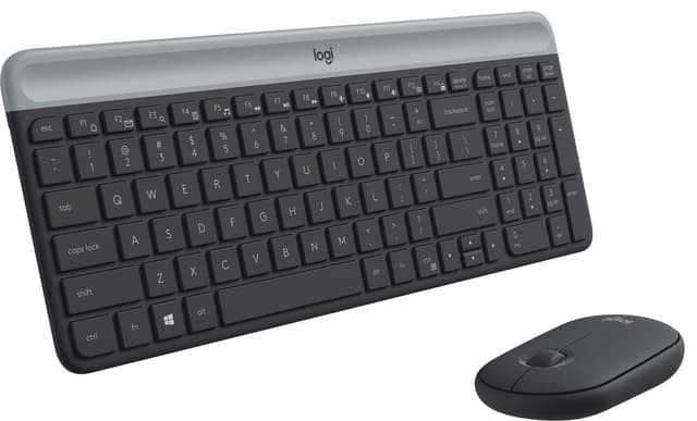 Logitech MK470 Slim Combo mus och tangentbord (grafit) - Nyskick - originalförpackning saknas