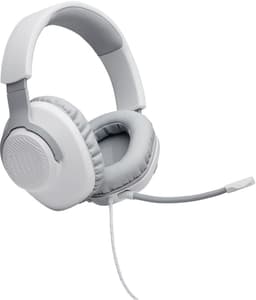 JBL Quantum 100 headset för gaming (vit) - Bra skick – Mindre spår av användning
