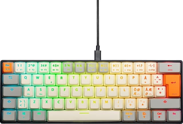 NOS C-450 Mini PRO RGB gaming tangentbord (1973) - Nyskick - i originalförpackning