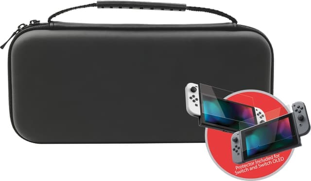 Piranha Nintendo Switch fodral och skärmskydd - Nyskick - i originalförpackning