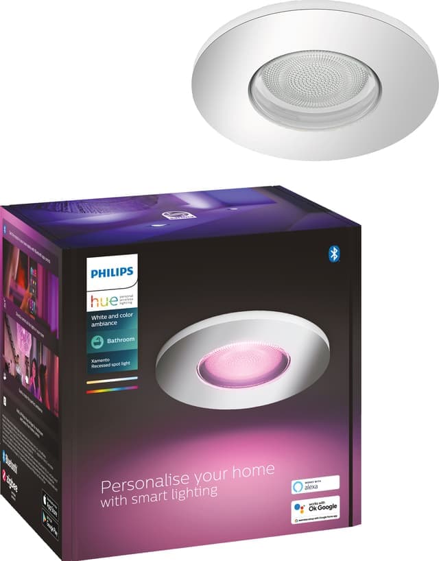 Philips Hue Xamento infälld spotlight krom 5.7W - Nyskick - i originalförpackning