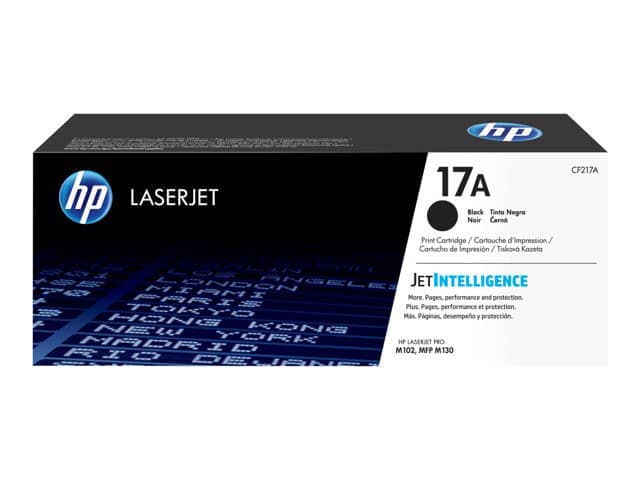 HP toner 17A Original LaserJet Sort - Nyskick - i originalförpackning
