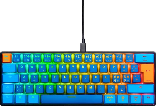 NOS C-450 Mini PRO RGB gaming tangentbord (jazz) - Nyskick - i originalförpackning