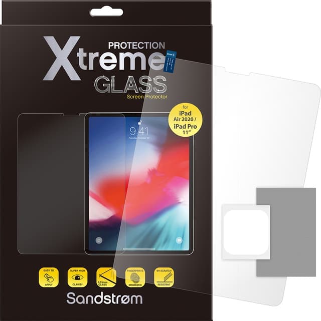 Sandstrøm Xtreme skärmskydd iPad Pro 11/Air 10.9 - Nyskick - originalförpackning saknas