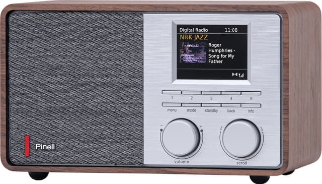 Pinell Supersound 201 DAB+/FM-radio (walnut) - Nyskick - i originalförpackning