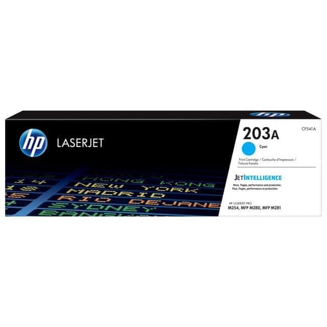 HP toner 203A Original LaserJet Cyan - Nyskick - originalförpackning saknas