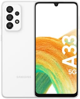 Samsung Galaxy A33 5G smartphone 6/128GB (vit) - Nyskick - i originalförpackning