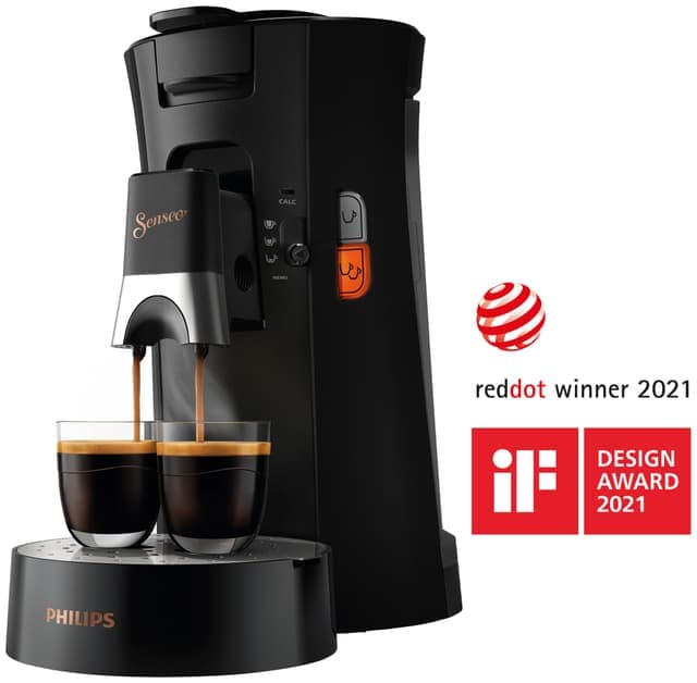 Senseo Select kaffemaskin CSA240/61 (djupsvart) - Nyskick - originalförpackning saknas