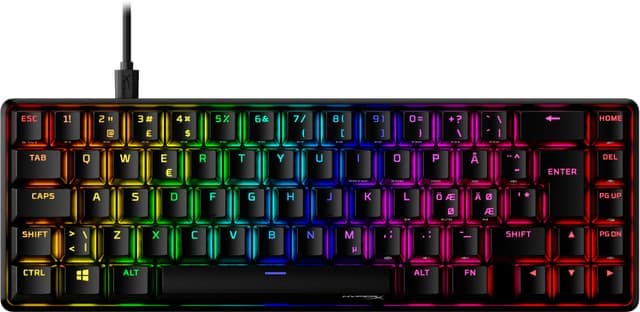 HyperX Alloy Origins 65 tangntbord för gaming - Nyskick - i originalförpackning