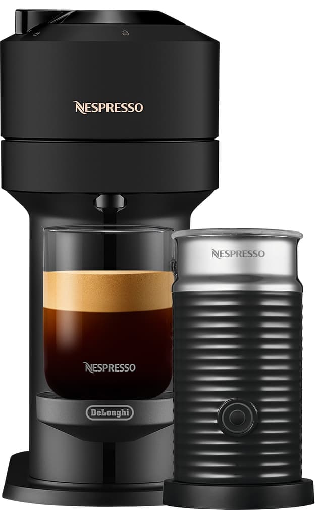 Nespresso Vertuo Next kaffemaskin av Delonghi ENV120BMAE (svart) - Fint skick - lite slitage