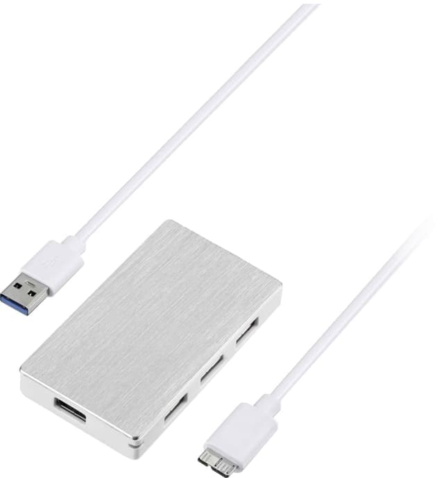 Sandstrøm 4-ports USB-hubb - Nyskick - i originalförpackning