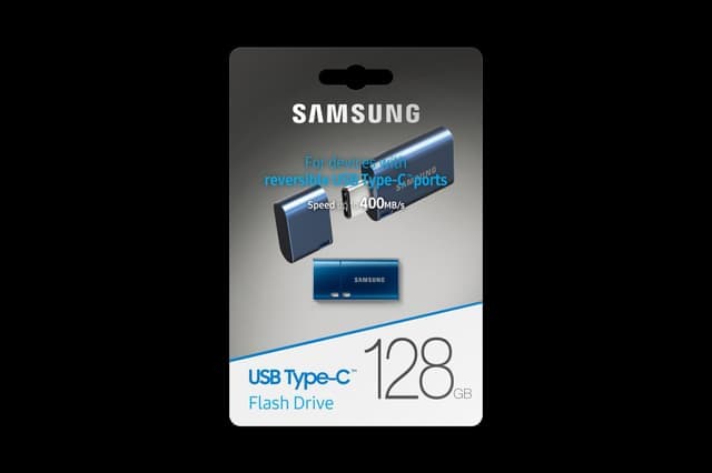 Samsung USB Type C USB-enhet 128 GB (blå) - Nyskick - i originalförpackning
