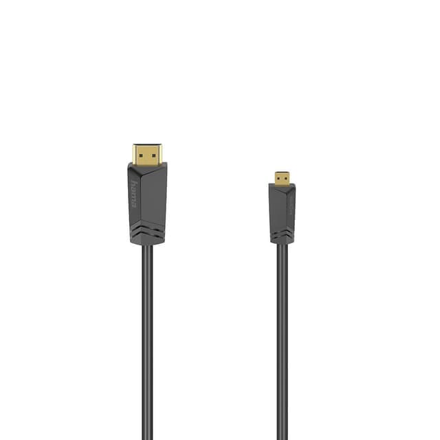 Hama HDMI A-HDMI Micro D-kabel Ethernet (1.5m) - Nyskick - i originalförpackning