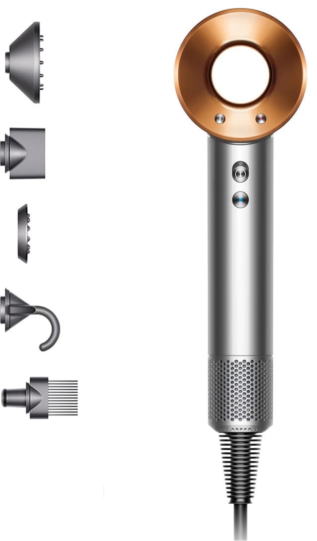 Dyson Supersonic HD07 hårfön (nickel/koppar) - Nyskick - i originalförpackning