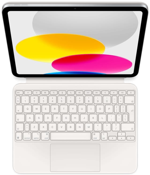 Magic Keyboard Folio för iPad 10th Gen (vit) (SWE) - Nyskick - i originalförpackning