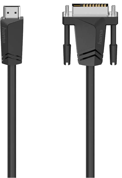 Hama HDMI - DVI/D-kabel (1,5 m) - Nyskick - i originalförpackning
