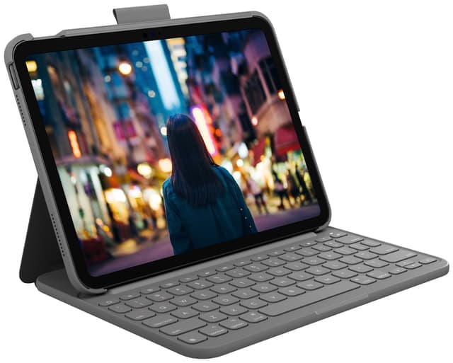 Logitech Slim Folio Keyboard Case for iPad 11" (11th Gen) - Nyskick - i originalförpackning