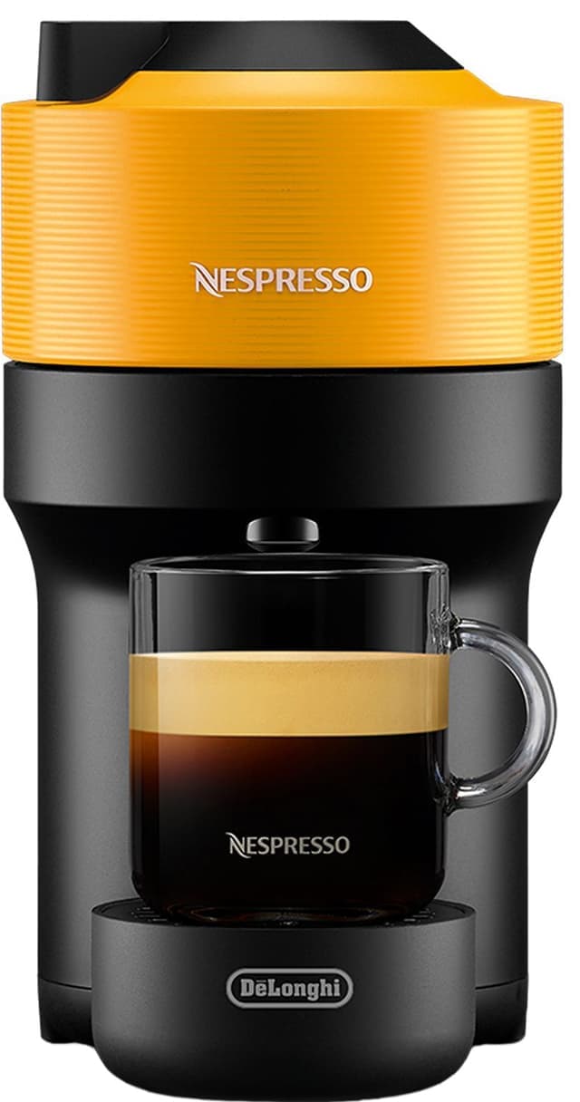 Nespresso Vertuo Pop kaffemaskin av DeLonghi ENV90.Y (Mango Yellow) - Fint skick - lite slitage