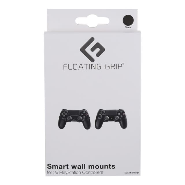 Floating Grip väggfästen för PS4/3 kontroller (svart) - Nyskick - originalförpackning saknas
