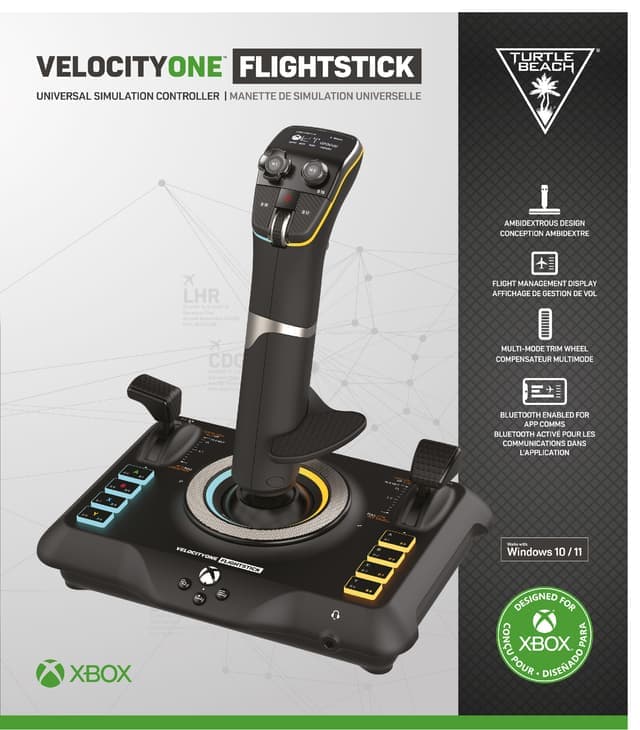 Turtle Beach VelocityOne joystick för flygsimulator - Nyskick - originalförpackning saknas