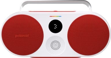 Polaroid Music P3 trådlös bärbar högtalare (röd/vit) - Nyskick - i originalförpackning