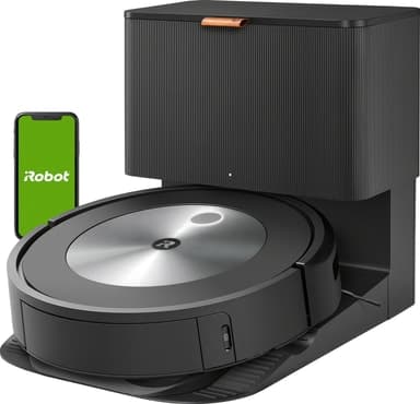 iRobot Roomba J7+ robotdammsugare J755840 (grå) - Använt skick – Synliga skador, fullt funktionell