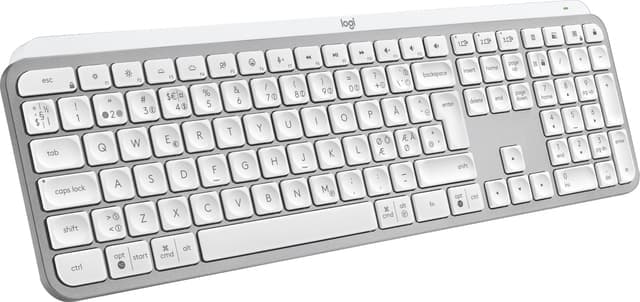 Logitech MX Keys S trådlöst tangentbord (grå) - Nyskick - originalförpackning saknas