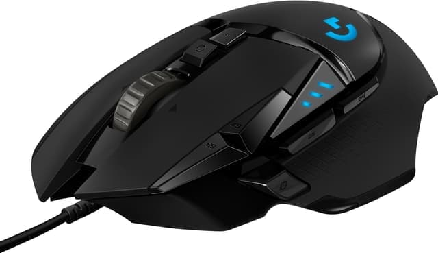 Logitech G502 Hero USB gamingmus (svart) - Nyskick - i originalförpackning
