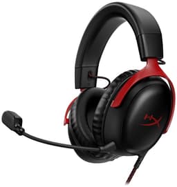 HyperX Cloud III gaming-headset (svart/röd) - Nyskick - i originalförpackning