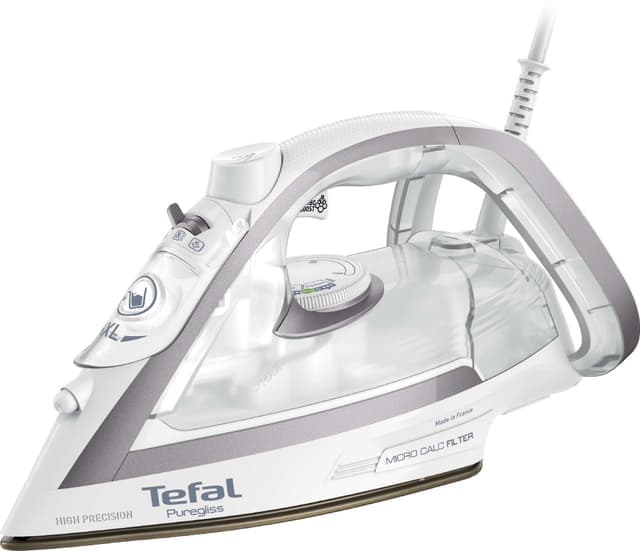 Tefal Puregliss strykjärn FV8043E0 (silver/vit) - Nyskick - i originalförpackning