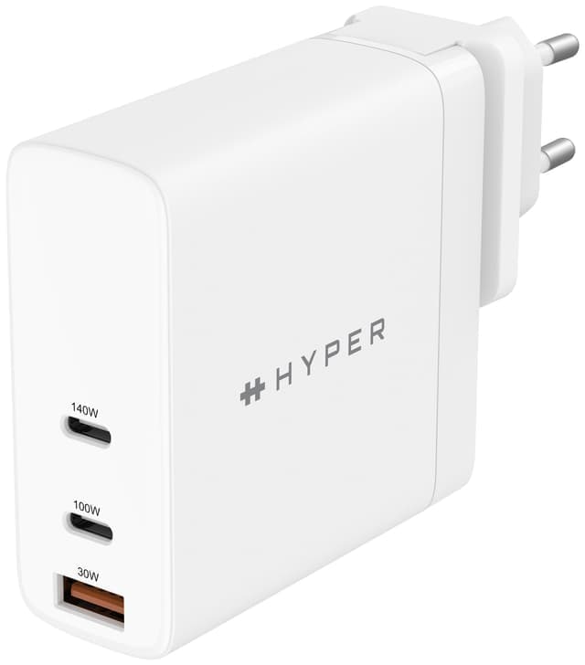 Hyper HyperJuice GaN USB-C 140W laddare - Använt skick – Synliga skador, fullt funktionell