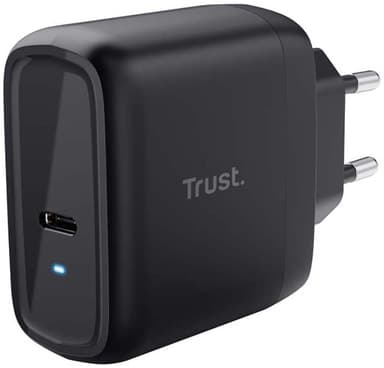 Trust MAXO 65W USB-C-laddare (svart) - Nyskick - i originalförpackning