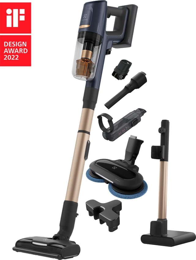Electrolux Hygienic 800 Sladdlös Skaftdammsugare EP81B25WET - Använt skick – Synliga skador, fullt funktionell
