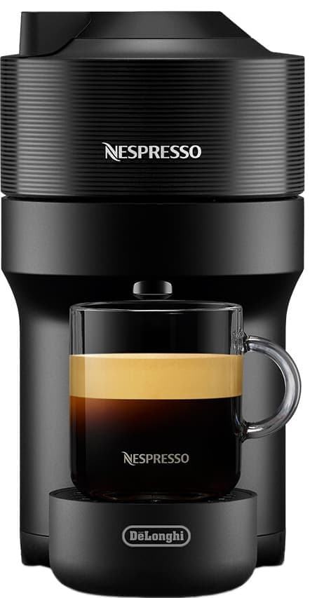 Nespresso Vertuo Pop kaffemaskin av DeLonghi (svart) - Använt skick – Tydliga spår av användning