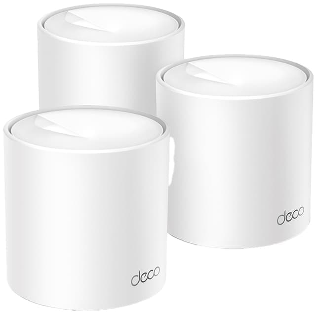 TP-Link Deco X10 WiFi 6 Mesh system (3-pack) - Nyskick - i originalförpackning