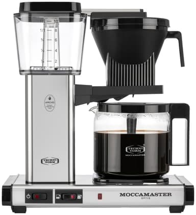 Moccamaster Optio kaffebryggare 53917 (polerat silver) - Nyskick - i originalförpackning