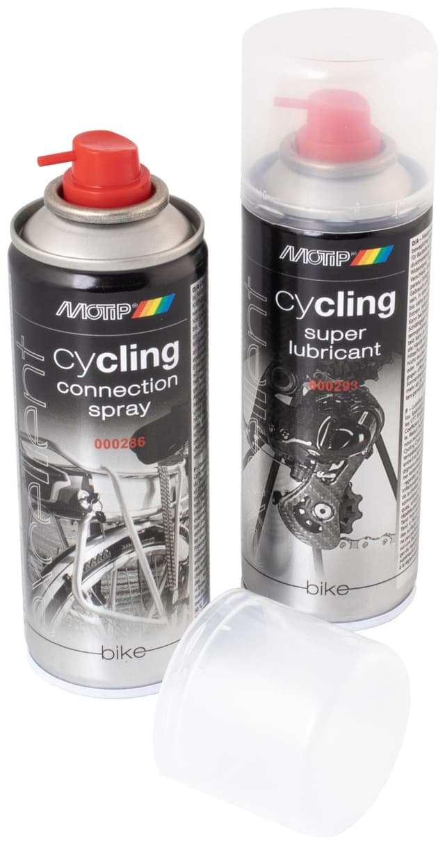 Motip kontaktspray & supersmörjmedel till elcykel 000286/000293 - Nyskick - i originalförpackning