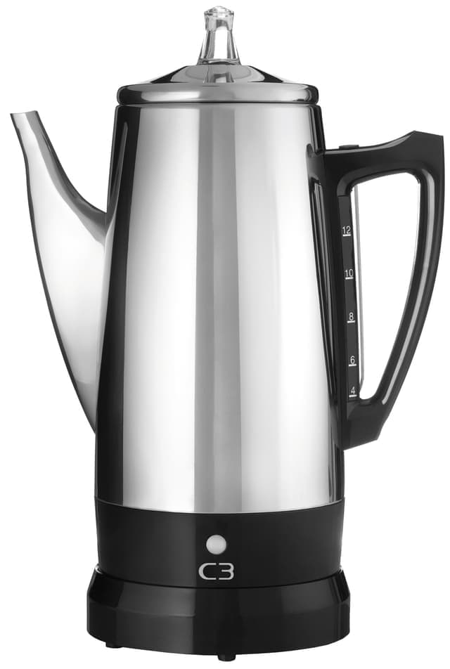 C3 Design perkulator 30-33655eco (rostfritt stål) - Nyskick - i originalförpackning