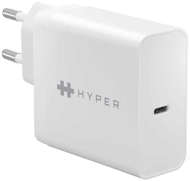 Hyper HyperJuice 65 W USB-C laddare (vit) - Nyskick - i originalförpackning