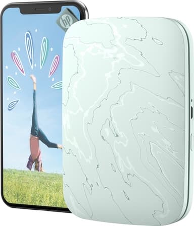 HP Sprocket Select Eclipse smartphoneskrivare (grå) - Använt skick – Synliga skador, fullt funktionell