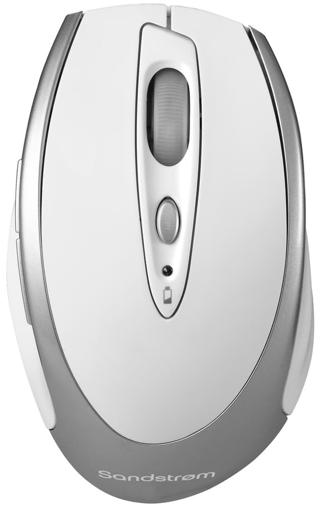 Sandstrøm Trådlös Mus (vit) - Nyskick - originalförpackning saknas
