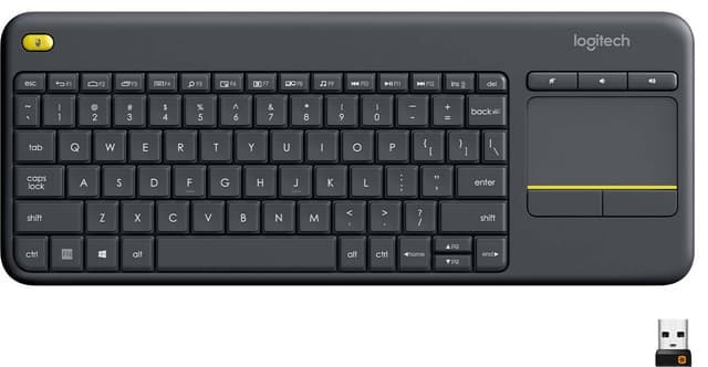 Logitech Tangentbord Wireless Touch K400 Plus (svart) - Nyskick - i originalförpackning