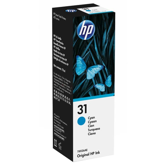 HP påfyllnadsbläck 31C Cyan - Nyskick - i originalförpackning