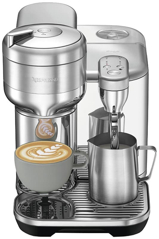 Nespresso Vertuo Creatista kapselmaskin från Sage (rostfritt stål) - Fint skick - lite slitage