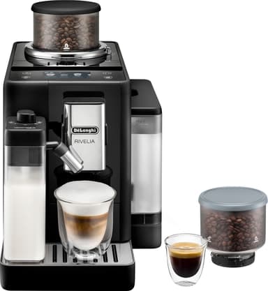 DeLonghi Rivelia Helautomatisk Kaffemaskin EXAM440.55.B - Fint skick - lite slitage