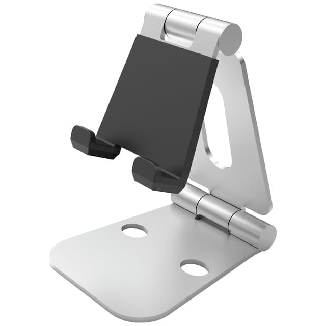Desire2 hållare för surfplatta och telefon (silver) - Nyskick - i originalförpackning