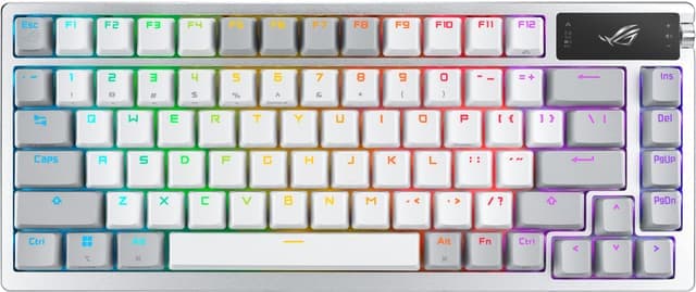Asus ROG Azoth trådlöst tangentbord (Moonlight White) - Nyskick - i originalförpackning