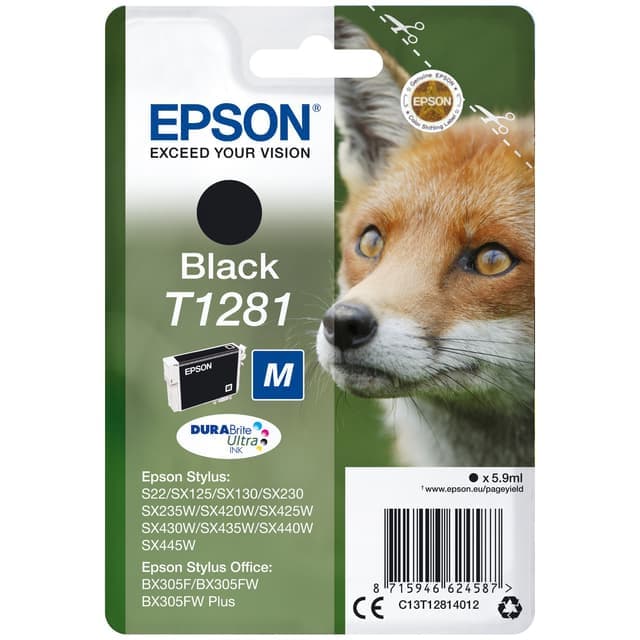 Epson bläckpatron DuraBrite Ultra T128 Svart - Nyskick - i originalförpackning